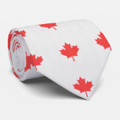 Knit Style Maple Leaf Knitting Motif Stropdas (Opgerold)