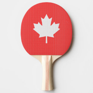Knit Style Maple Leaf Knitting Motif Tafeltennisbatje