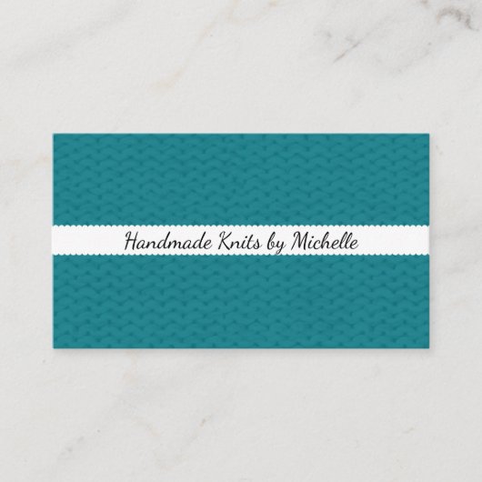Knit Texture Visitekaartje (Voorkant)