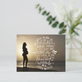 Knit Together in Moeder's Womb Briefkaart (Staand voorkant)