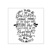 Knit Together in Moeder's Womb Rubberstempel (Afrduk)