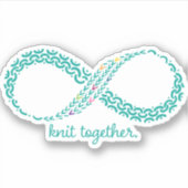 Knit Together Sticker (Voorkant)