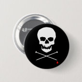 Knit tot je bloeit ronde button 5,7 cm (Voorkant /achterkant)