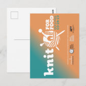 Knit voor Briefkaart voor levensmiddelen (Voorkant / Achterkant)