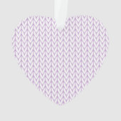 Knit voor kristalvormig roze lint ornament (achterkant)