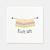 Knit Wit. Servetten (Voorkant)