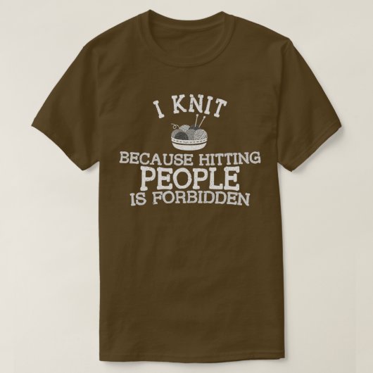 Knit Wool Crochet for Knitting T-shirt (Design voorkant)