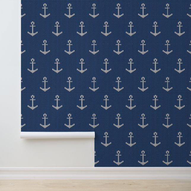 Knit Zee Anchor Behang (Applicatie)