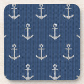 Knit Zee Anchor Bier Onderzetter (Voorkant)