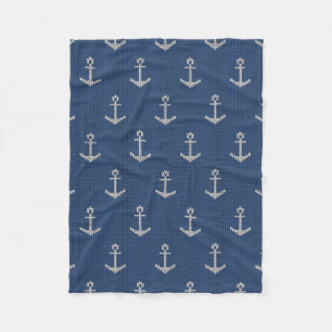 Knit Zee Anchor Fleece Deken