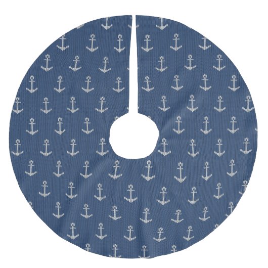 Knit Zee Anchor Kerstboom Rok (Voorkant)