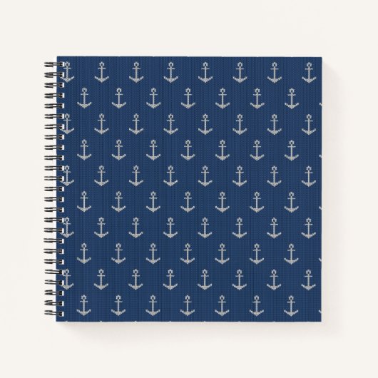 Knit Zee Anchor Notitieboek (Voorkant)