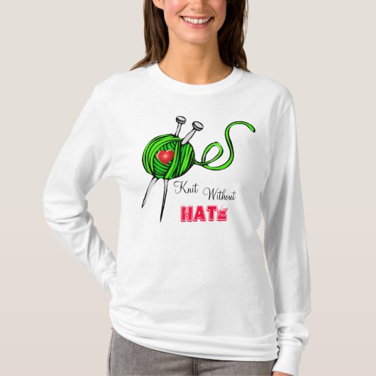 Knit, zonder haat t-shirt (Voorkant)