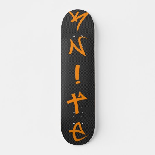 Knite- koolstofvezel skateboard (Voorkant)
