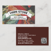Knitingbundel, Knitting Store, Garn Store Visitekaartje (Voorkant / Achterkant)
