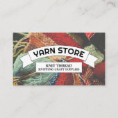 Knitingbundel, Knitting Store, Garn Store Visitekaartje (Voorkant)