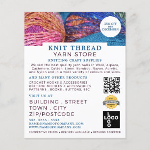 Knitingbundels, Knitting Store, Garnenwinkel Flyer