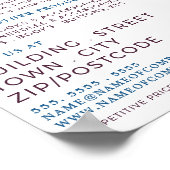 Knitingbundels, Knitting Store, Garnenwinkel Poster (Hoek)