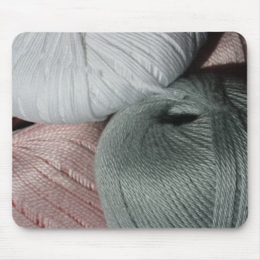 Knitinggaren/wol-Muismat Muismat (Voorkant)