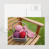 Knitingmandje Briefkaart (Voorkant / Achterkant)