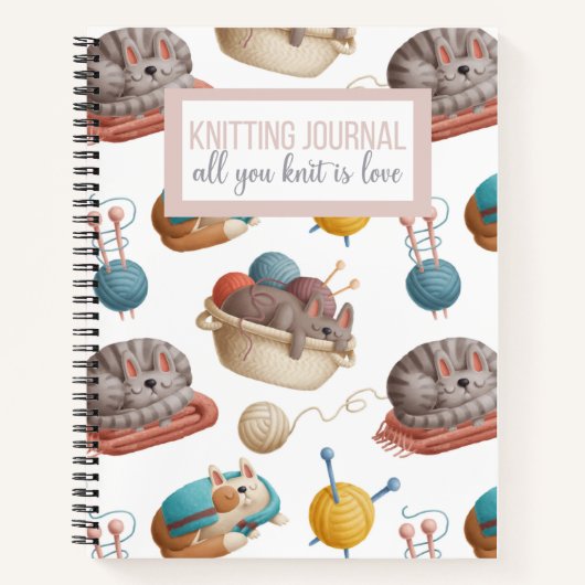 Knitingprojecten Notitieboek (Voorkant)