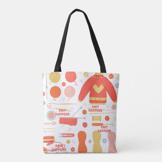 Knitingprojecten Tote Bag (Achterkant)