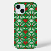 Knitted Christmas pattern Case-Mate iPhone Case (Achterkant)