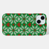 Knitted Christmas pattern Case-Mate iPhone Case (Achterkant (horizontaal))
