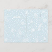 Knitted Hats and Mittens Winter Set Feestdagenkaart (Achterkant)