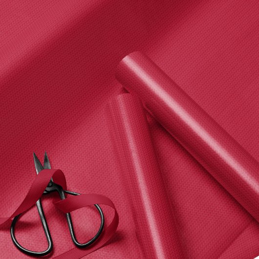 Knitted pattern simple red Christmas holiday Cadeaupapier