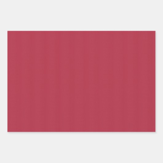 Knitted pattern simple red Christmas holiday Inpakpapier Vel (Voorkant)