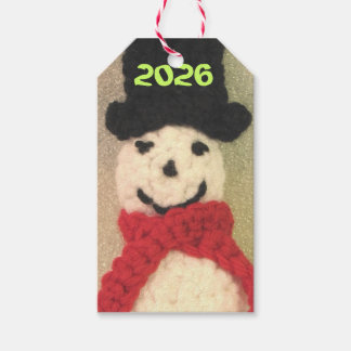 Knitted Snowman Christmas Ornament Cadeaulabel