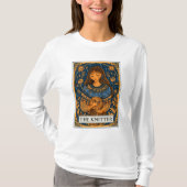 Knitter Breien Tarot Thema T-shirt (Voorkant)