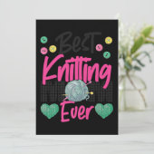 Knitter die de snijmachine breekt, gebeurt kaart (Staand voorkant)