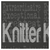 Knitter Extraordinaire Stof (Close Up)