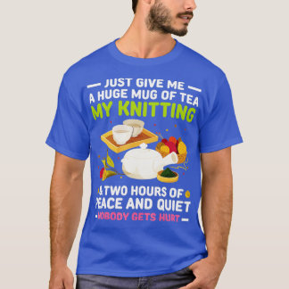 Knitter Gift Knitting Crochet Love Yarn Patterns S T-shirt