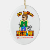 Knitter Keramisch Ornament (Rechts)