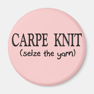 Knitter Knit (Seize the Yarn) Knitter Gifts Magneet
