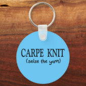Knitter Knit (Seize the Yarn) Knitter Gifts Sleutelhanger (Voorkant)
