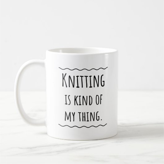Knitter Knitting Crochet Koffiemok (Links)