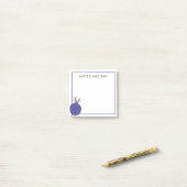 Knitter op maat post-it® notes (Op bureau)