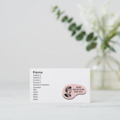 Knitter Voice Visitekaartje (Staand voorkant)