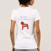Knitters Dala Horse T-shirt (Achterkant)