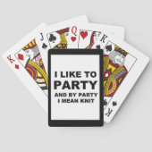 Knitters die kaarten spelen (Achterkant)