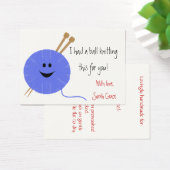 Knitter's Hang-Label Visitekaartje (Bureau)