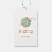 Knitters Knitters Knitting Yarn Gift Labels Cadeaulabel (Voorkant)