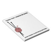 Knitter's notitieblok - dingen die ik zou moeten d (Schuin)