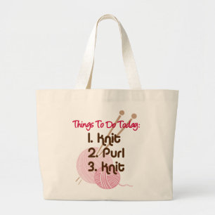 Knitters om een lijsttas te gebruiken grote tote bag