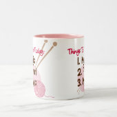 Knitters om Mok aan te bieden (Center)