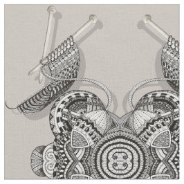 Knitters Paradise Doodle Art Stof